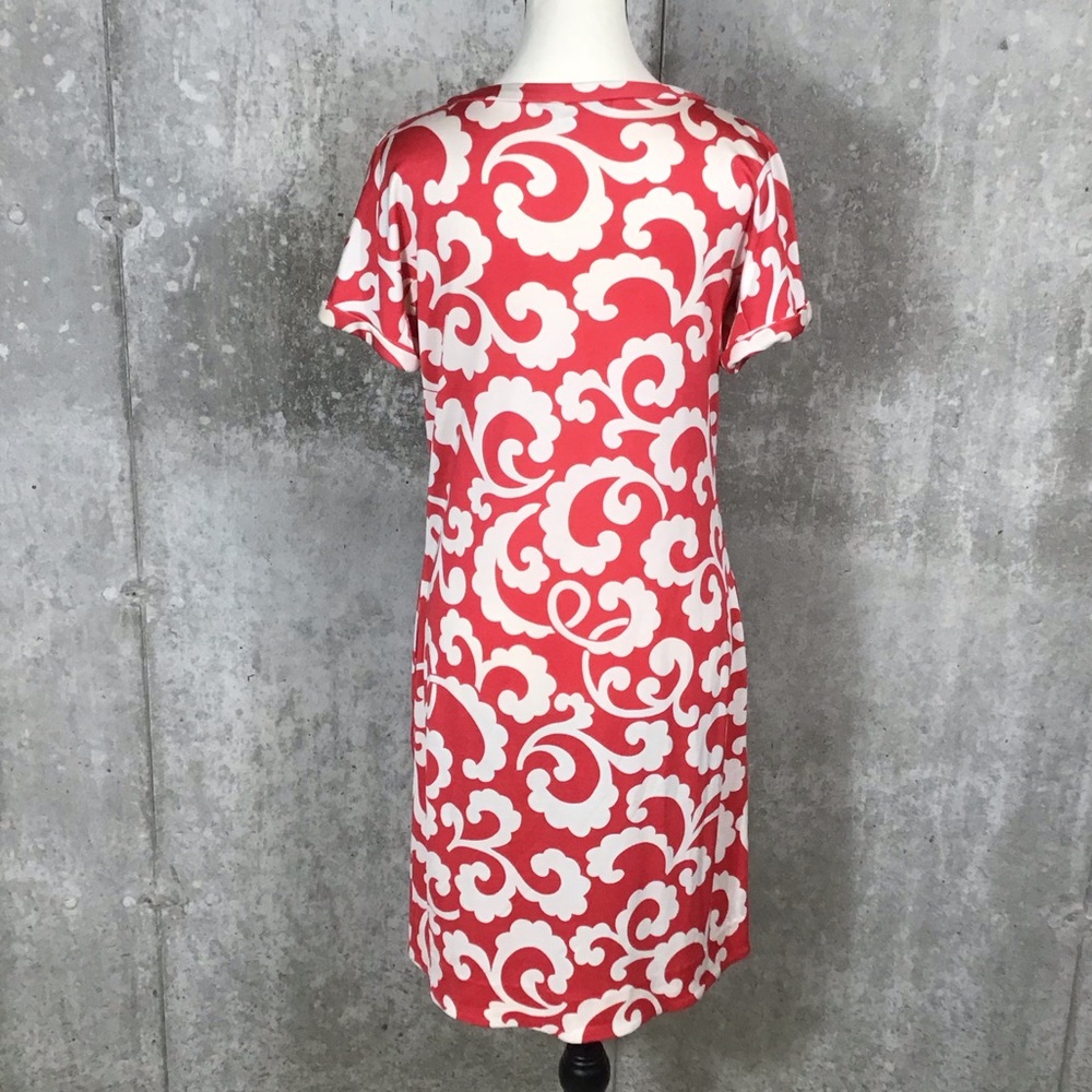 Diane Von Furstenberg Beth Dress Womens Silk Jersey Stretch Mini w/ Pockets SZ 8 - Picture 5 of 12